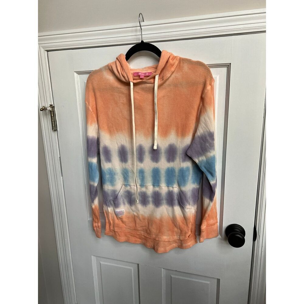 Simply Southern Hood Long Sleeve Waffle Dawn small Hoodie Beach Wear cover